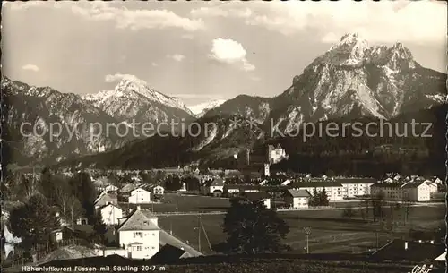 AK / Ansichtskarte Fuessen Allgaeu Saeuling Kat. Fuessen