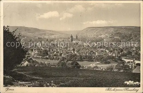 AK / Ansichtskarte Jena Thueringen Panorama vom Hausberg