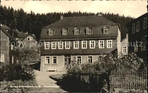 AK / Ansichtskarte Stuetzerbach Goethehaus Kurort Kat. Stuetzerbach