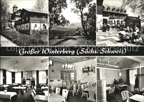 AK / Ansichtskarte Grosser Winterberg Betriebsferienheim des VEB Verkehrs und Tiefbaukombinat Dresden