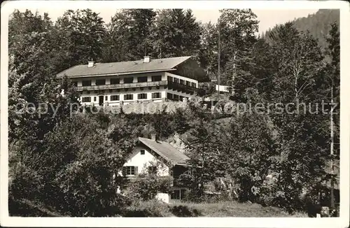 AK / Ansichtskarte Urfeld Walchensee Jugendherberge Kat. Kochel a.See