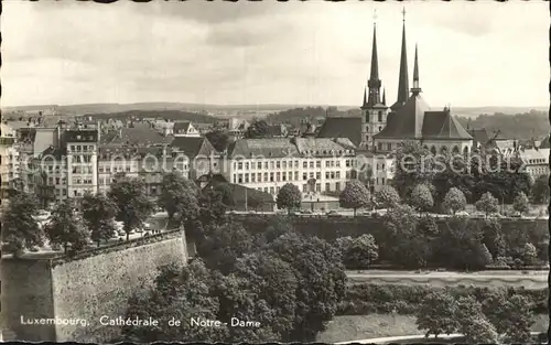 AK / Ansichtskarte Luxembourg Luxemburg Cathedrale de Notre Dame Kat. Luxembourg