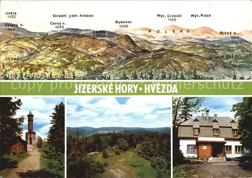 AK / Ansichtskarte Jizerske hory Hvezda Restaurant Kat. Tschechische Republik