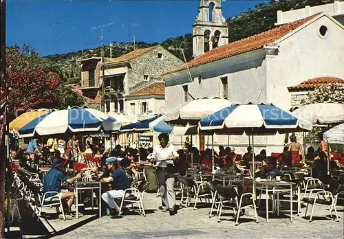 AK / Ansichtskarte Paxos Griechenland Der Platz