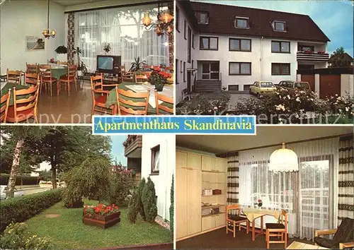 AK / Ansichtskarte Scharbeutz Ostseebad Apartmenthaus Skandinavia Kat. Scharbeutz
