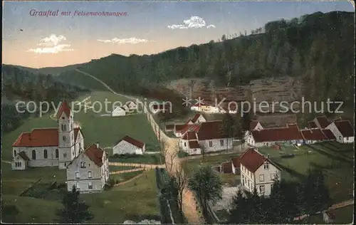 AK / Ansichtskarte Grauftal mit Felsenwohnungen Kat. Eschbourg