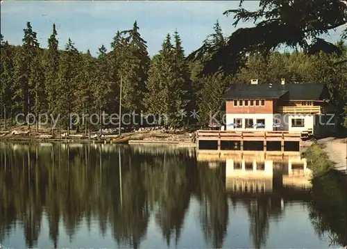 AK / Ansichtskarte Marktredwitz Rasthaus am Fichtelsee Neubau Kat. Marktredwitz