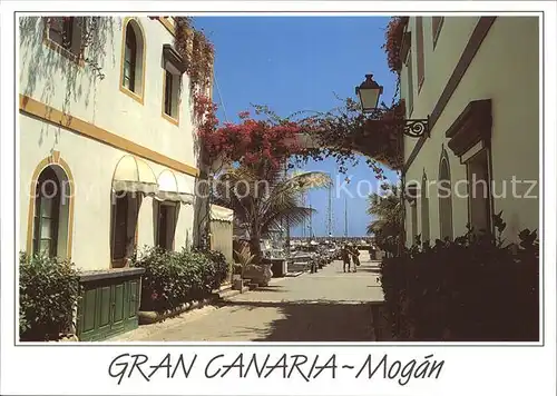 AK / Ansichtskarte Mogan Strasse zum Hafen Kat. Gran Canaria Spanien