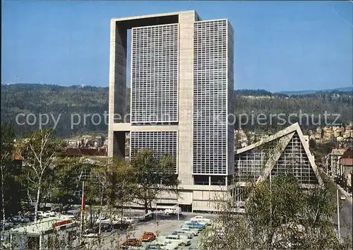 AK / Ansichtskarte Biel Bienne Palais des Congres Kongresshaus Hochhaus Kat. Biel