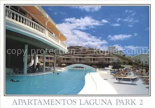 AK / Ansichtskarte Adeje Playa de las Americas Laguna Park Swimming Pool Kat. Tenerife Islas Canarias