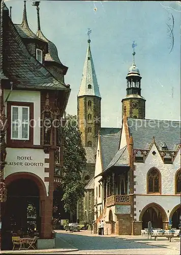 AK / Ansichtskarte Goslar Rathaus Marktkirche Kat. Goslar