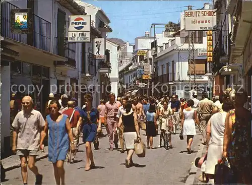 AK / Ansichtskarte Torremolinos Calle de San Miguel Fussgaengerzone Kat. Malaga Costa del Sol