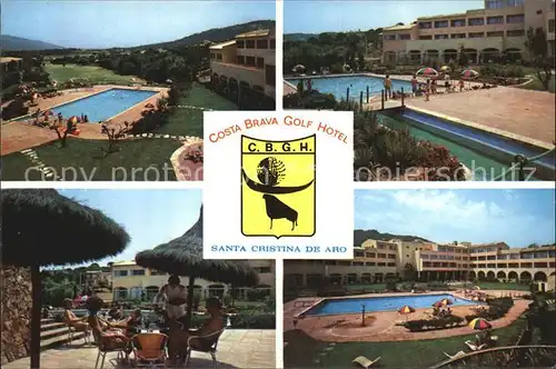 AK / Ansichtskarte Santa Cristina de Aro Costa Brava Golf Hotel Swimming Pool Restaurant Terrasse Kat. Costa Brava Spanien