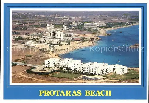 AK / Ansichtskarte Protaras Cyprus Zypern Strand Kueste Fliegeraufnahme Kat. Zypern