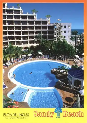 AK / Ansichtskarte Playa del Ingles Gran Canaria Hotel Sandy Beach Swimming Pool Kat. San Bartolome de Tirajana