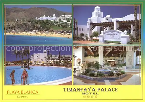 AK / Ansichtskarte Playa Blanca Puerto del Carmen Hotel Timanfaya Palace Swimming Pool Strand