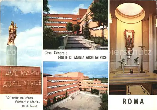 AK / Ansichtskarte Roma Rom Istituto Internazionale Figlie di Maria Ausiliatrice Casa Generale Heiligenfigur Kat. 
