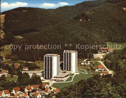 AK / Ansichtskarte Bad Lauterberg Fliegeraufnahme Kurhotel Panoramic Jugendherberge Kat. Bad Lauterberg im Harz