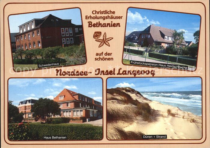 Ak Ansichtskarte Langeoog Nordseebad Schwedenhaus