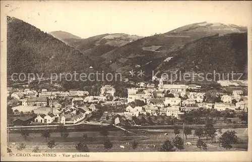 AK / Ansichtskarte Sainte Croix aux Mines Vue generale les Vosges Kat. Sainte Croix aux Mines