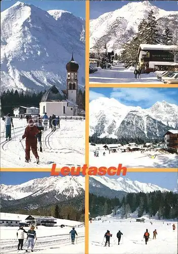 AK / Ansichtskarte Leutasch Langlauf Obern Weidach Kreithalm  Kat. Leutasch Tirol