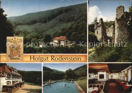 AK / Ansichtskarte Reichelsheim Odenwald Hofgut Rodenstein Kat. Reichelsheim (Odenwald)