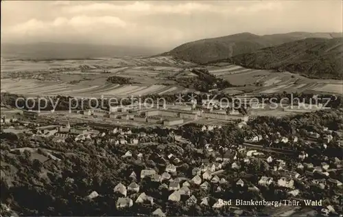 AK / Ansichtskarte Bad Blankenburg Fliegeraufnahme Kat. Bad Blankenburg