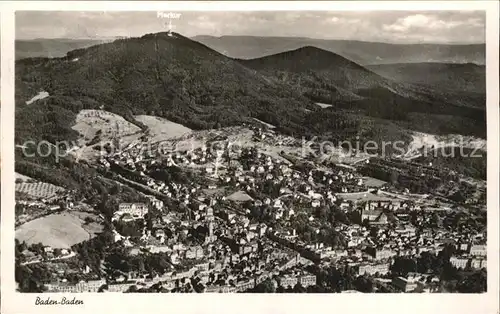 AK / Ansichtskarte Baden Baden Fliegeraufnahme Kat. Baden Baden