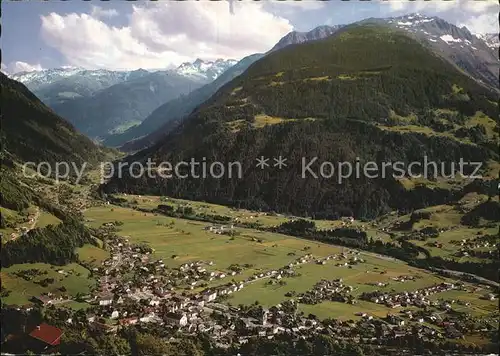 AK / Ansichtskarte Schruns Vorarlberg Panorama Blick gegen Silvrettagruppe Valisera Hornalpe Bitschweil Alpenpark Montafon Kat. Schruns