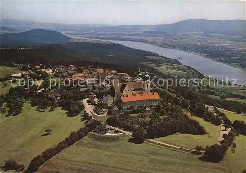 AK / Ansichtskarte Maria Taferl Basilika zur Schmerzhaften Muttergottes Fliegeraufnahme Kat. Maria Taferl Donau