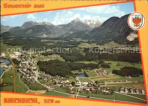 AK / Ansichtskarte Kirchbichl Tirol Sommererholungsort Kaisergebirge Fliegeraufnahme Kat. Kirchbichl