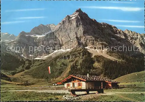 AK / Ansichtskarte Engalm Rasthuette Karwendelgebirge Kat. Schwaz