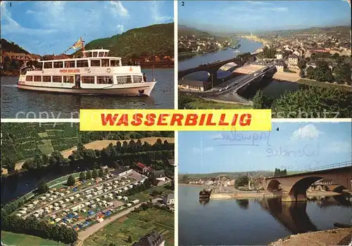 AK / Ansichtskarte Wasserbillig Le Princesse Marie Astrid Camping La Sure et la Moselle Kat. Luxemburg