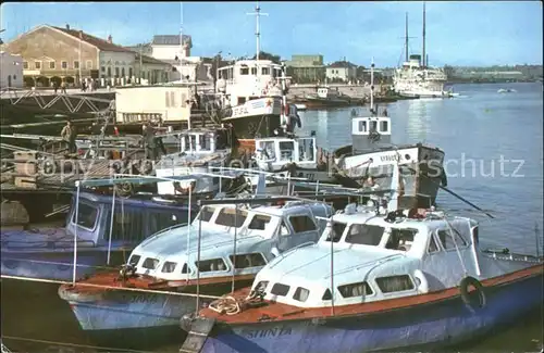 AK / Ansichtskarte Tulcea Donau Hafen Motorboot Kat. Tulcea
