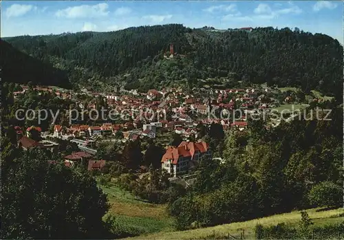 AK / Ansichtskarte Bad Liebenzell Gesamtansicht mit Burg Kurort Schwarzwald Kat. Bad Liebenzell