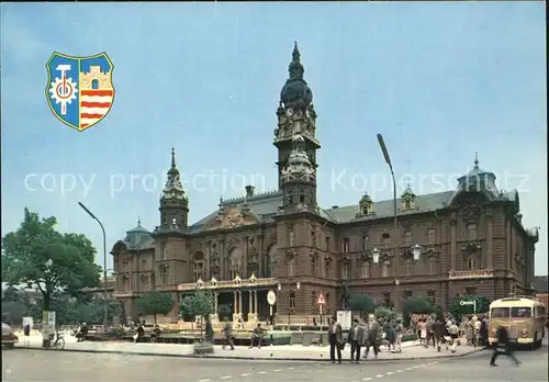 AK / Ansichtskarte Gyor 700 eves Varosi Tanacshaza 700jaehrige Stadt Rathaus Kat. Gyor