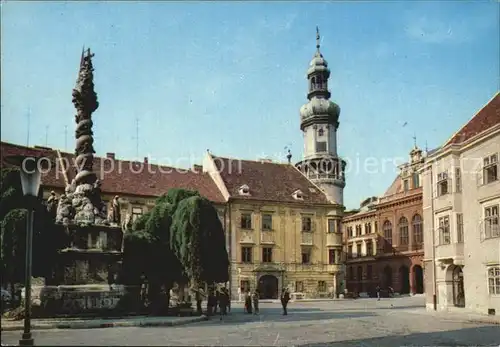 AK / Ansichtskarte Sopron Beloiannisz ter Beloiannis Platz Monument