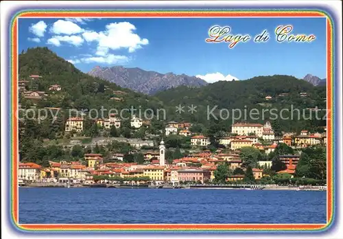 AK / Ansichtskarte Menaggio Lago di Como Ansicht vom Comersee aus Kat. 