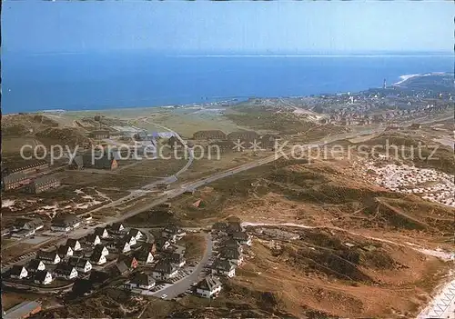 AK / Ansichtskarte Hoernum Sylt Blick von Nordwesten Fliegeraufnahme Kat. Hoernum (Sylt)