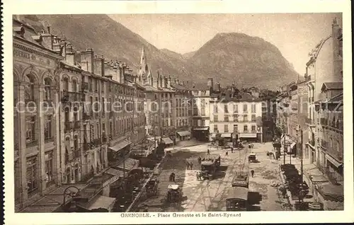 AK / Ansichtskarte Grenoble Place Grenette et le Saint Eynard Kat. Grenoble