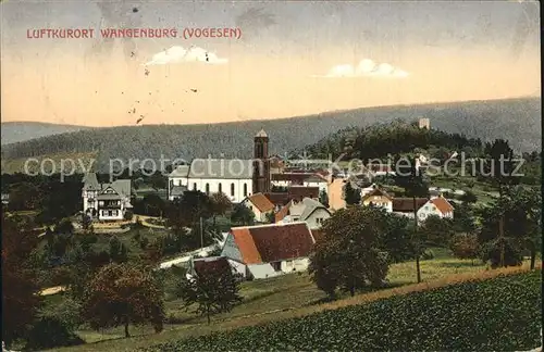AK / Ansichtskarte Wangenburg Ortsansicht mit Kirche Luftkurort Kat. Wangenbourg Engenthal