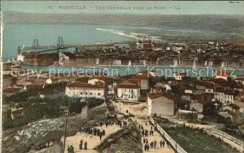 AK / Ansichtskarte Marseille Vue generale vers le Port Hafen Kat. Marseille