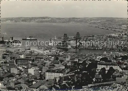 AK / Ansichtskarte Marseille Vue panoramique Entree du Port Hafen Kat. Marseille