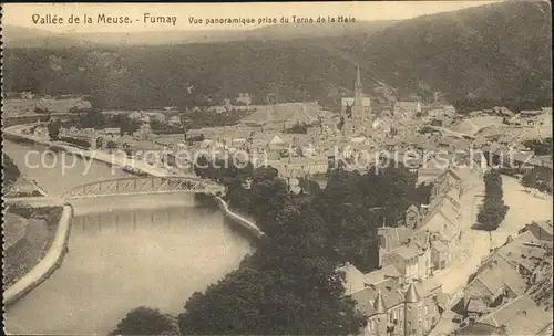 AK / Ansichtskarte Fumay Vallee de la Meuse vue panoramique prise du Terne de la Haie Kat. Fumay