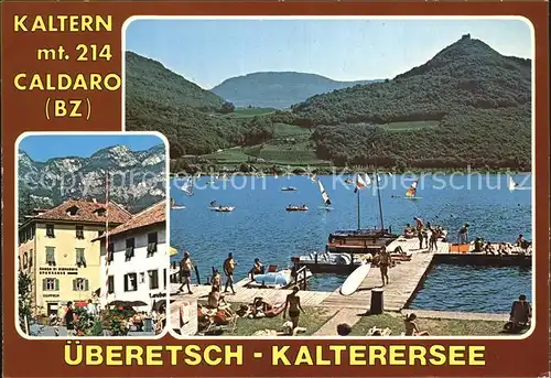 AK / Ansichtskarte ueberetsch Kalterersee 