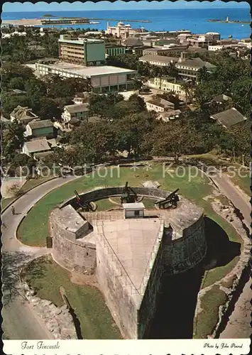 AK / Ansichtskarte Nassau Bahamas Fort Fincastle built in 1793 on Bennets Hill aerial view