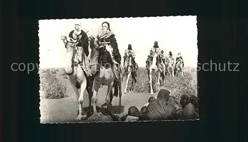 AK / Ansichtskarte Ilougane Carrousel de Chameaux Kamele