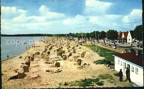 AK / Ansichtskarte Haffkrug Ostseebad Strand Kat. Scharbeutz