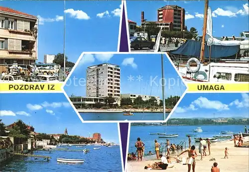 AK / Ansichtskarte Umag Umago Istrien Teilansichten Kuestenstadt Hotel Strand Kat. Kroatien