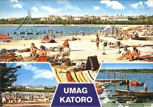 AK / Ansichtskarte Umag Umago Istrien Katoro Strand Kat. Kroatien